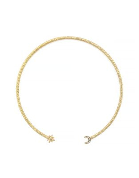 Bcbgeneration Embellished Charm Choker Necklace - GOLD