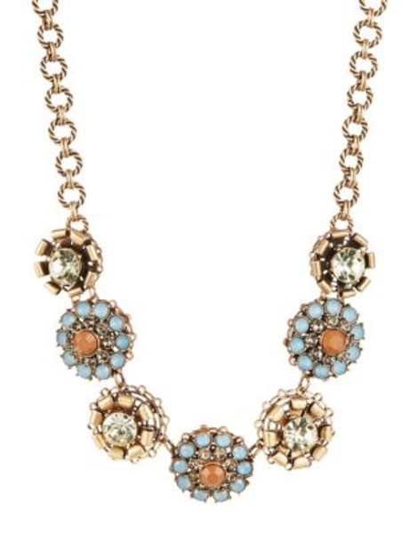 R.J. Graziano Floral Collar Necklace - BLUE