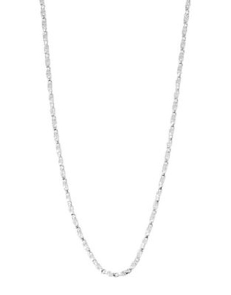 Expression 24" Sterling Silver Twist Box Chain - SILVER - 24