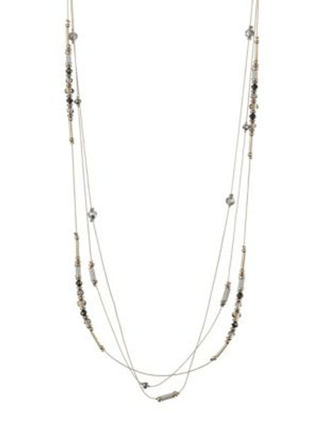 Expression Three-Strand Layered Necklace - BLACK