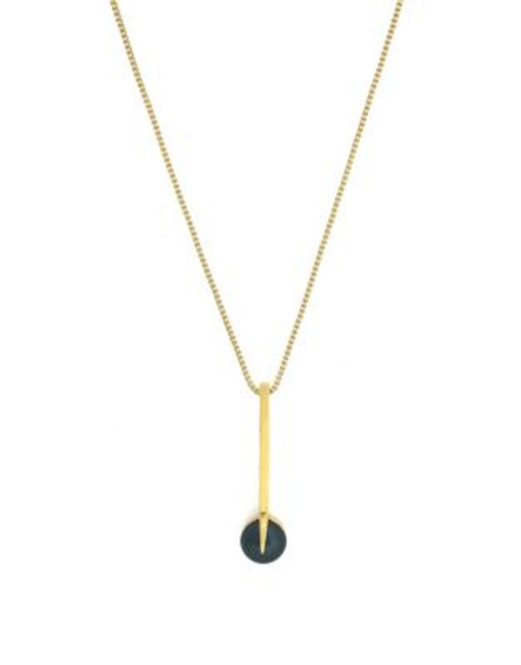 Vince Camuto Linear Drop Pendant Necklace - GOLD