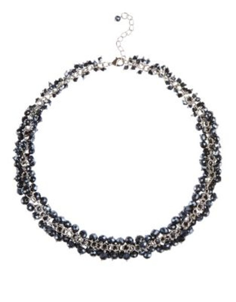 Jacques Vert Sparkle Bead Necklace - BLUE