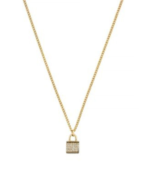 Bcbgeneration Lock Pendant Necklace - GOLD