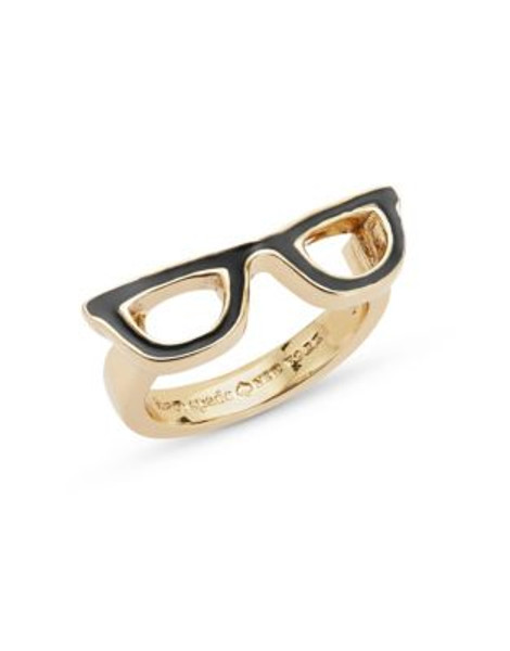 Kate Spade New York Goreski Glasses Ring - BLACK - 7