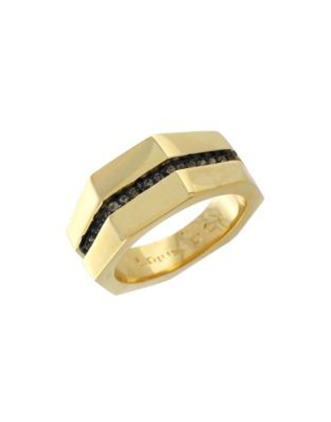 Louise Et Cie Pave Split Band Ring - GOLD - 7