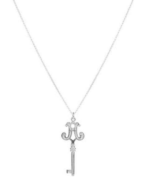 Mmcrystal M Key Necklace - SILVER