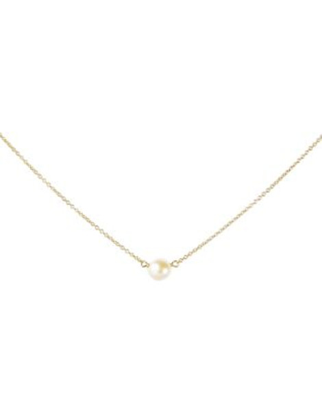 Dogeared Bridal Pearl Necklace - GOLD