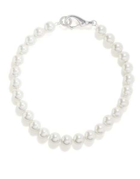 Lauren Ralph Lauren Oversized Faux-Pearl Necklace - WHITE