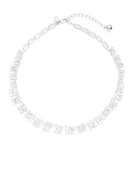 Kate Spade New York Catching Light Square Collar Necklace - CLEAR