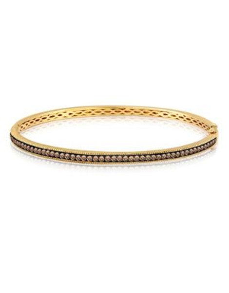 Le Vian 14K Honey Gold Chocolate Diamond Bangle - WHITE