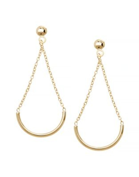 Fine Jewellery 14K Yellow Gold Earrings - YELLOW GOLD