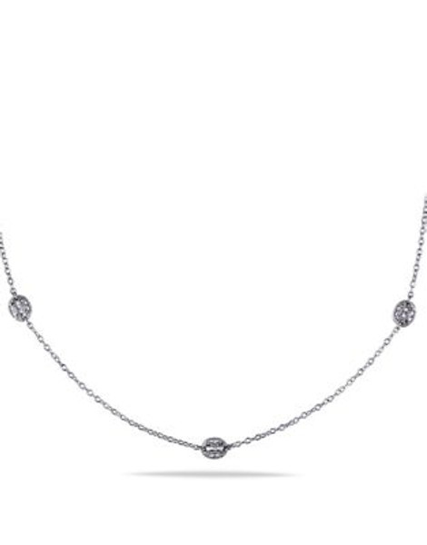 Concerto .33 CT Diamond and Sterling Silver Chain Necklace - DIAMOND