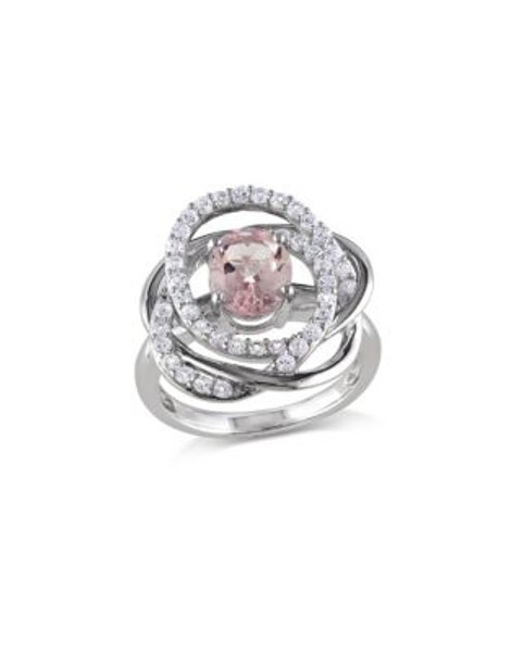 Concerto Sapphire Morganite Ring - PINK - 6