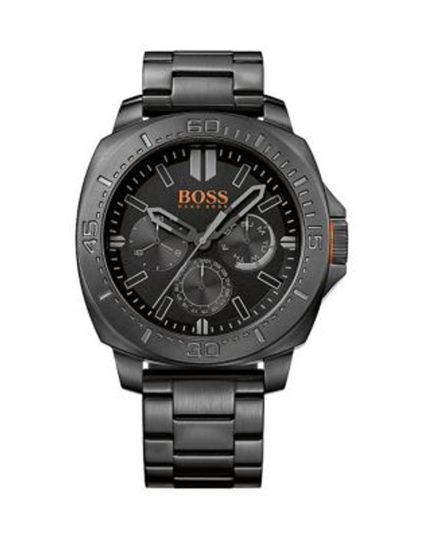 Boss Orange Analog Sao Paulo Watch with Stainless Steel Bracelet - BLACK