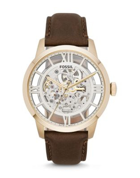 Fossil Mens Townsman Automatic Watch ME3043 - BROWN
