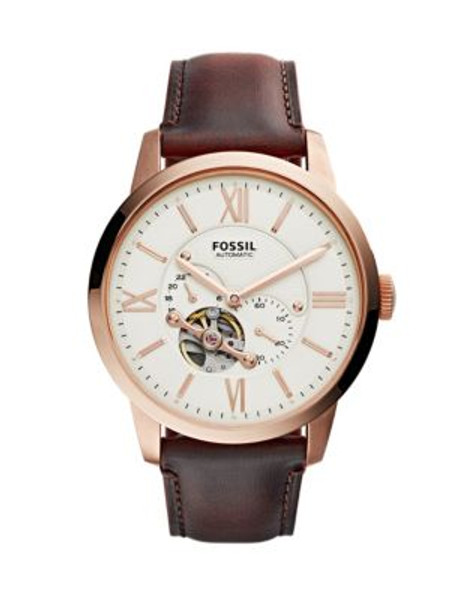 Fossil Analog Townsman Watch - BROWN