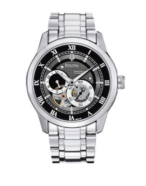 Bulova BULOVA Men's Mechanical Stainless Steel Watch - SILVER