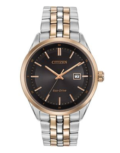 Citizen Mens Analog Sapphire Collection Watch BM7256-50E - TWO TONE