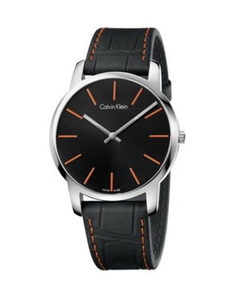 Calvin Klein Analog City Watch - BLACK
