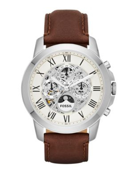 Fossil Mens Chronograph Grant Automatic Watch ME3027 - BROWN