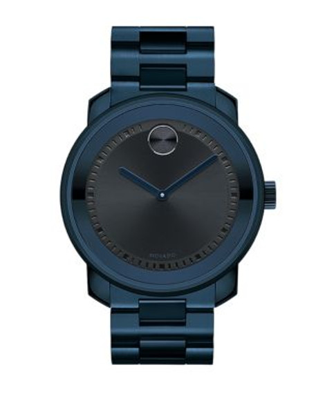 Movado Bold Bold Large Stainless Steel Watch - BLUE