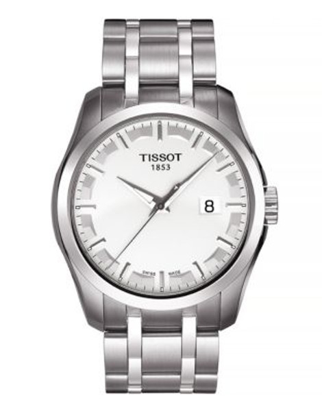 Tissot Mens Couturier Quartz T0354101103100 - SILVER