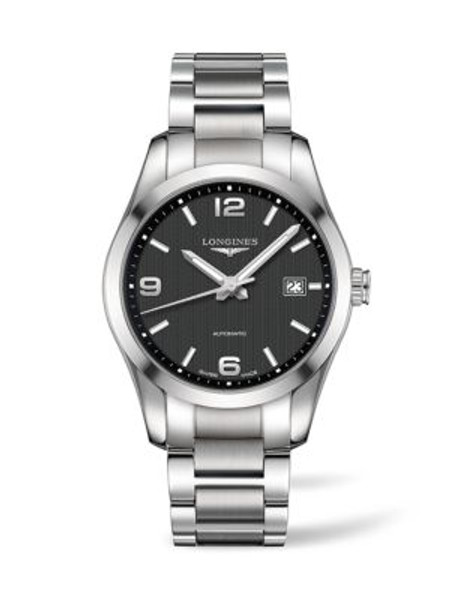 Longines Analog Classic Stainless Steel Watch - SILVER