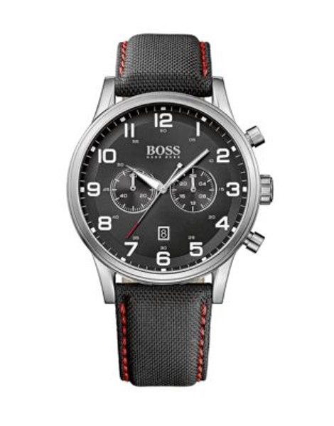 Boss Mens Chronograph Aeroliner 1512919 Watch - BLACK