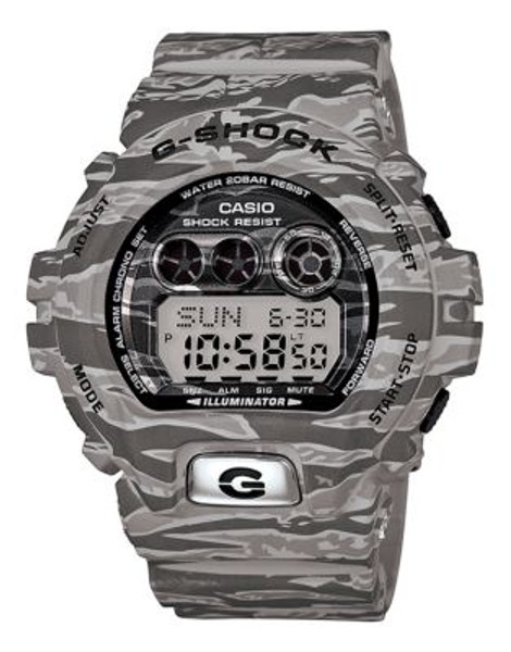 Casio Mens Camo Oversized AnaDigi GDX6900TC-8 - GREY