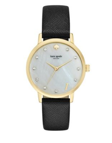 Kate Spade New York A Monogram Leather Watch - I
