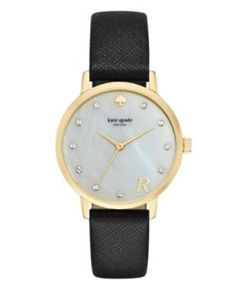 Kate Spade New York A Monogram Leather Watch - R