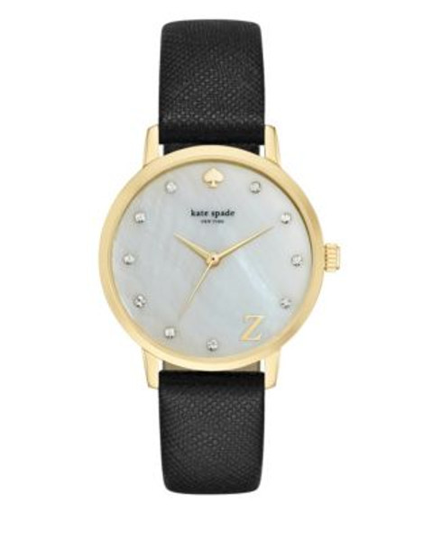 Kate Spade New York A Monogram Leather Watch - Z