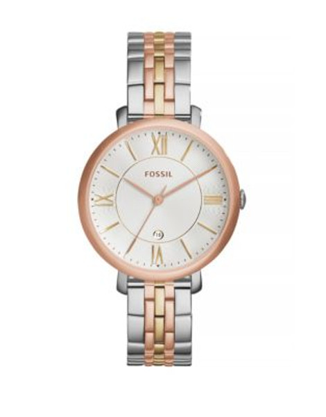 Fossil Jacqueline Analog Stainless Watch - TWO TONE