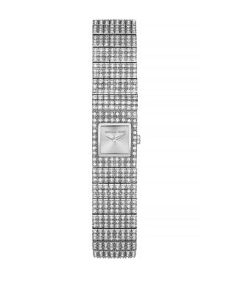 Michael Kors Cabrina Pavé Stainless Steel Watch - SILVER