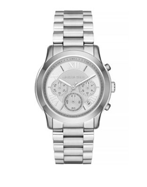 Michael Kors Cooper Stainless Steel Chronograph Watch - SILVER