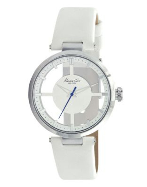 Kenneth Cole New York Womens Transparency Watch - WHITE