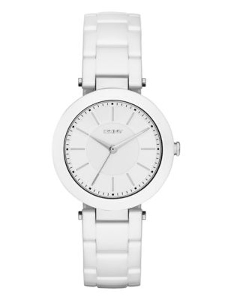 Dkny Womens Stanhope White Ceramic Watch NY2291 - WHITE