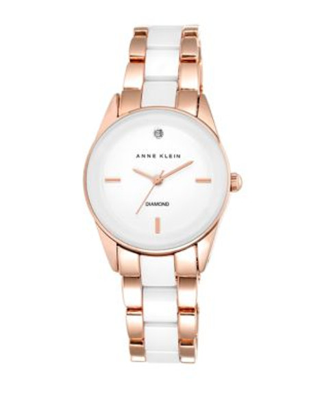 Anne Klein Ladies Rose Gold Tone Analog Watch AK-1974WTRG - ROSE GOLD