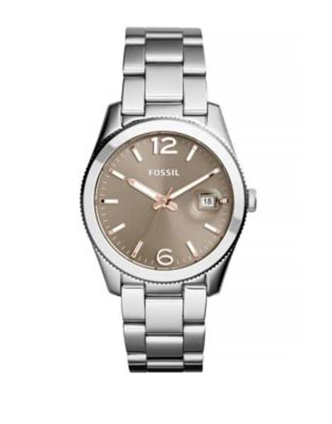 Fossil Perfect Boyfriend Analog Stainless Steel Watch - SILVER