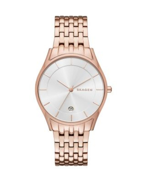 Skagen Denmark Holst Rose Goldtone Stainless Steel Watch - ROSE GOLD