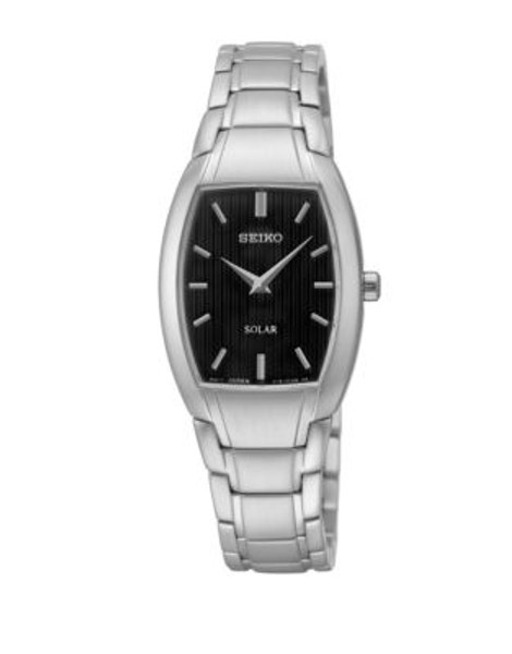 Seiko Solar Stainless Steel Watch - SILVER