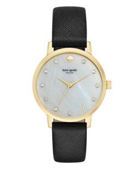 Kate Spade New York A Monogram Leather Watch - J