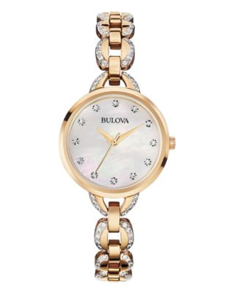 Bulova Womens Facets Collection Petite 98L207 - GOLD