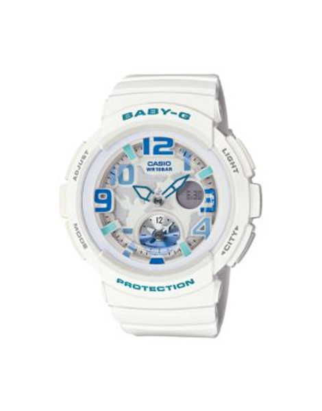 Casio Womens Analog Baby G Watch BGA190-7B - WHITE