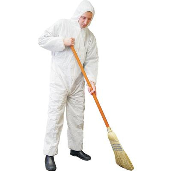 Disposable Coverall White With Hood