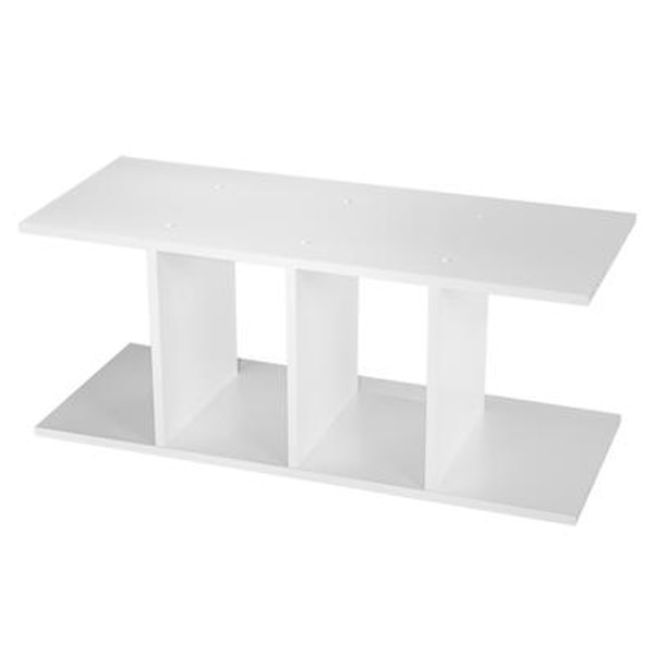 Shelves with Vertical Dividers - White