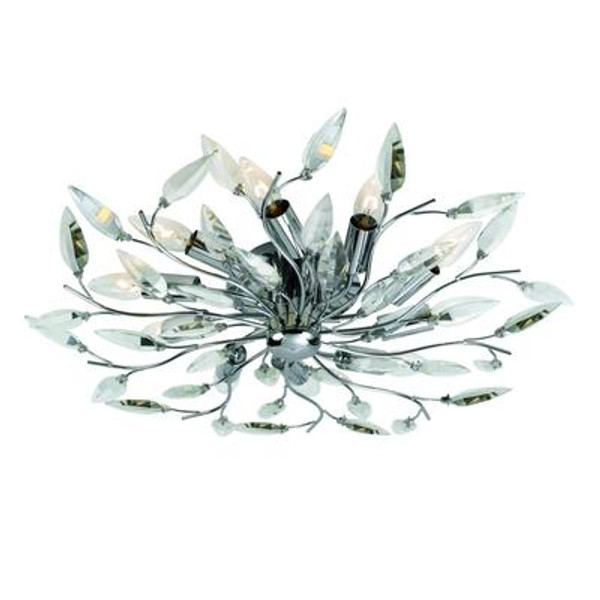 Felina Collection 4-Light Chrome Flush Mount