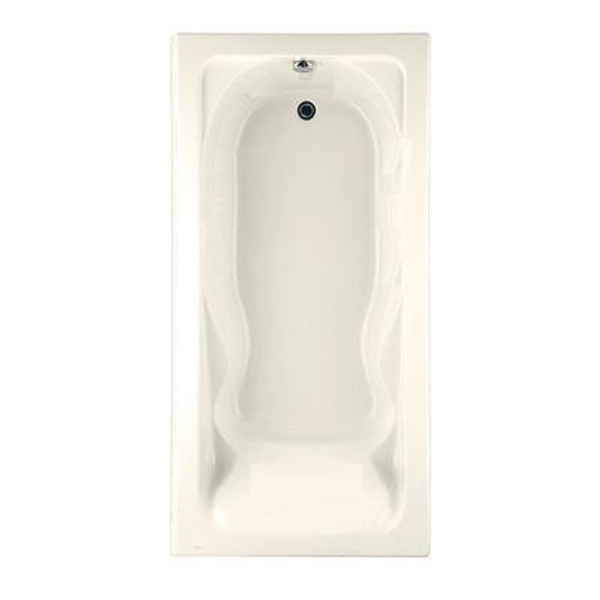 Cadet 6 feet Bathtub with Reversible Drain in Linen