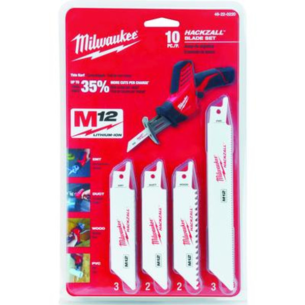 M12 Hackzall Blade-10 PC. Set