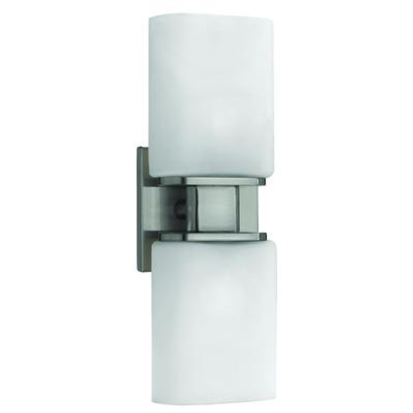 Dolante Collection 2-Light Satin Nickel Wall Sconce